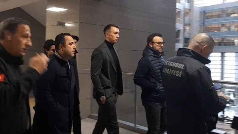 Seçil Erzan davasında Arda Turan ve Fernando Muslera mahkemeye geldi