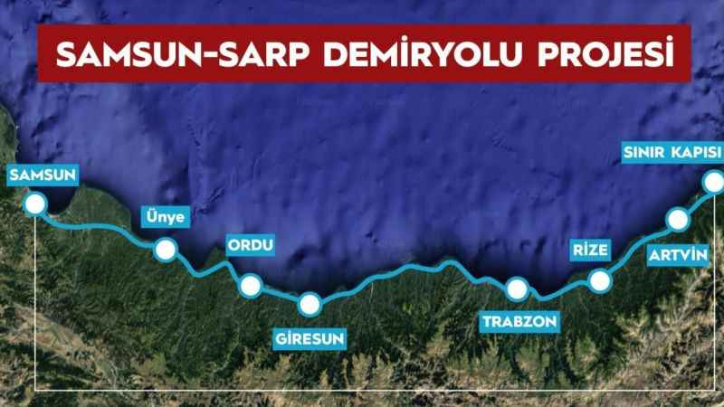 Hızlı tren Karadeniz’e geliyor