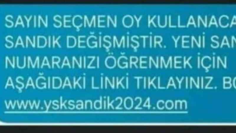 Dolandırıcıların 'seçim' tuzağı