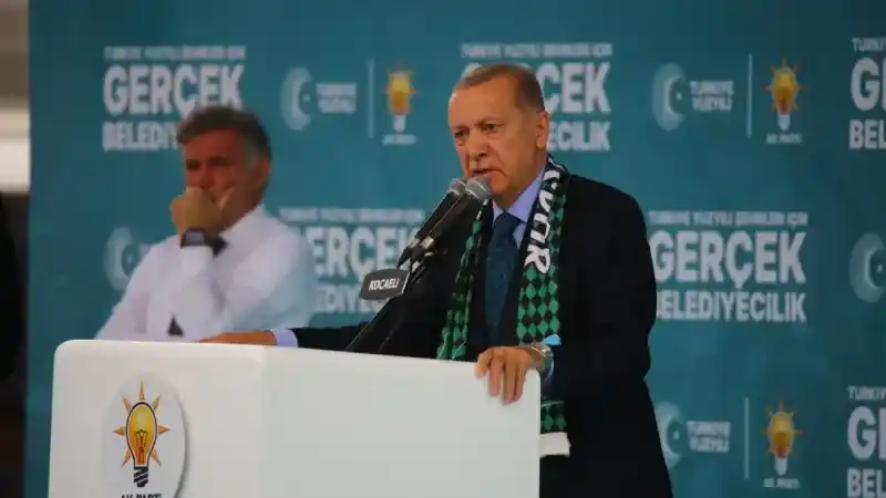 Cumhurbaşkanı Erdoğan finali Kocaeli’de yaptı