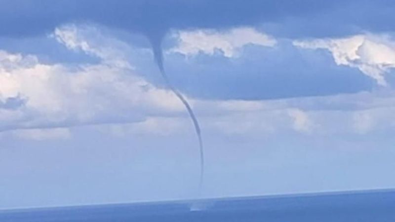 Sinop açıklarında aynı anda iki hortum paniği