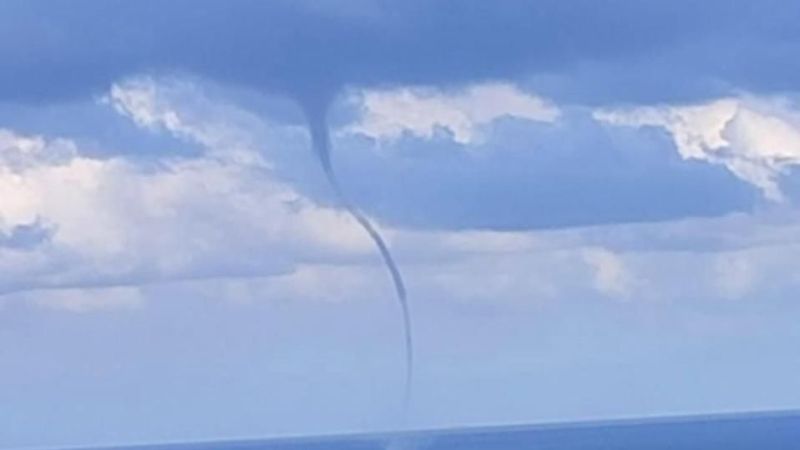 Sinop açıklarında aynı anda iki hortum paniği