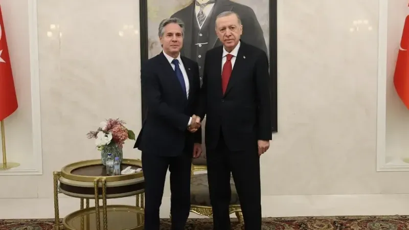 Cumhurbaşkanı Erdoğan Blinken’ı kabul etti