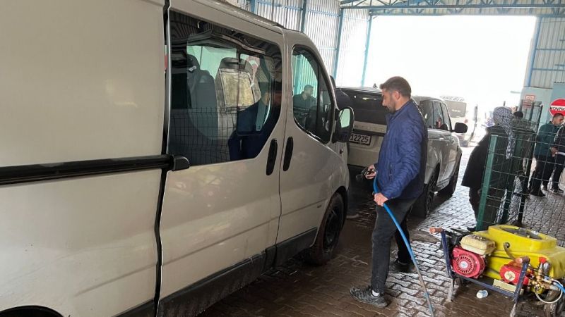 Üzümlü Sınır Kapısı'nda Şap Alarmı