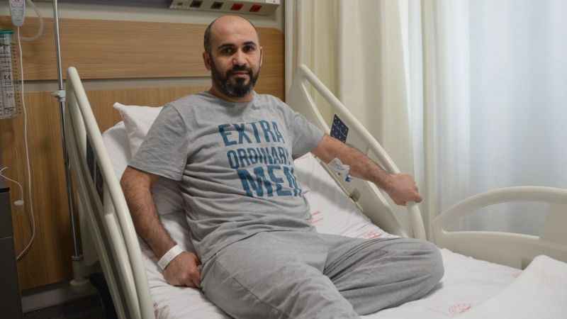 Bursa Şehir Hastanesi'nde şifa buldu