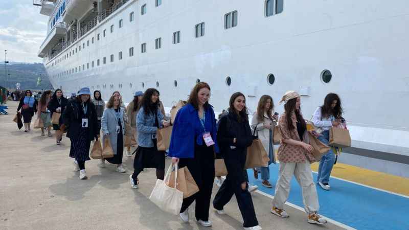 Amasra kruvaziyer turizmi başladı