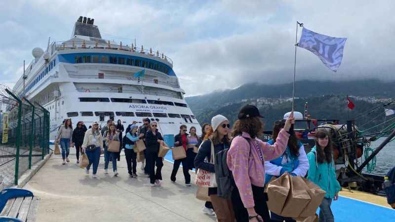 Amasra kruvaziyer turizmi başladı