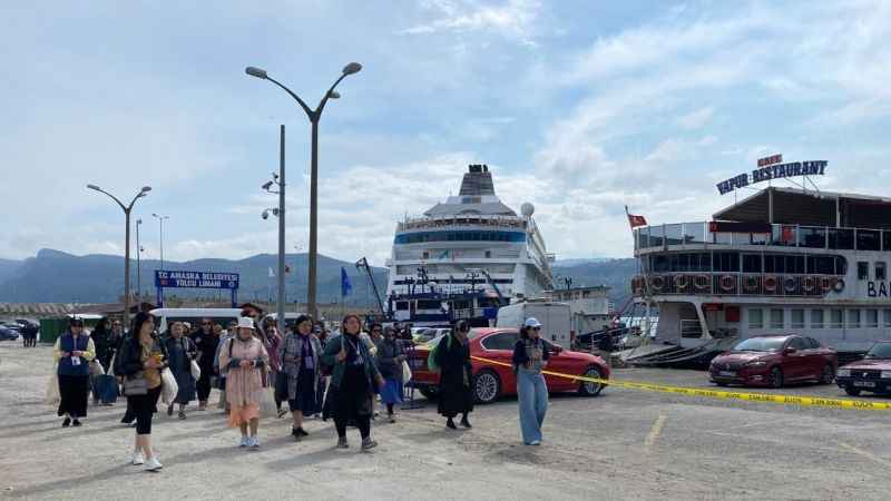 Amasra kruvaziyer turizmi başladı