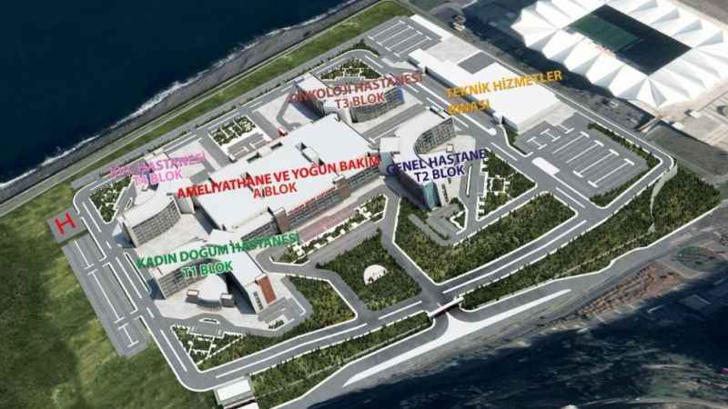 Trabzon Şehir Hastanesi 2025'te açılıyor