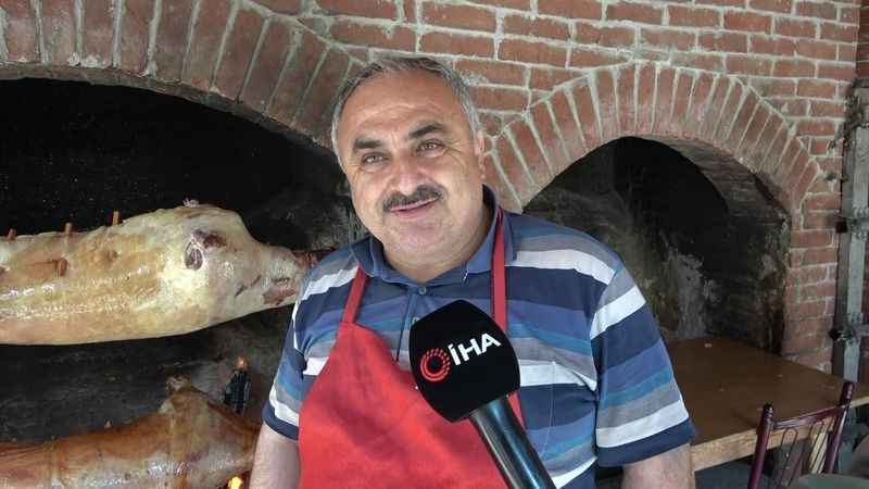 Sinop'ta bir Osmanlı lezzeti: Sırık kebabı