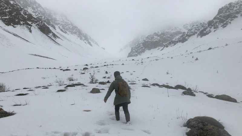  Erzincan’da mayıs ayında beyaz sürpriz