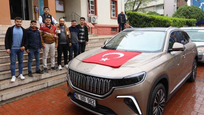 TOGG asker uğurladı