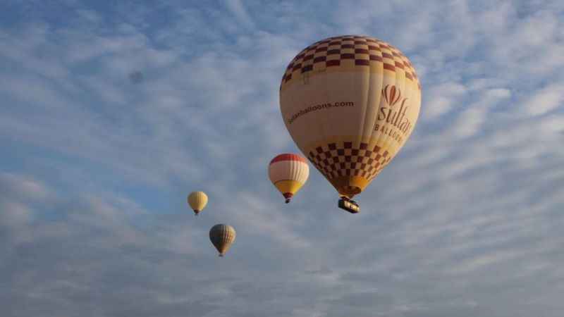 Kapadokya’da balon turlarına hava engeli Kapadokya’da balon turlarına hava engeli