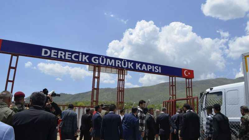 Yeni sınır kapısının açılışı yapıldı