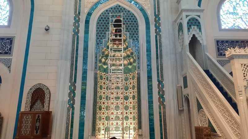 Barbaros Hayrettin Paşa Camii açılıyor