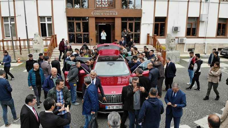 TOGG, Çorum Müzesi'nde görücüye çıktı