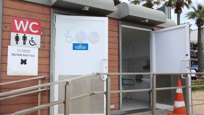 Marmaris plajları sezona hazırlık