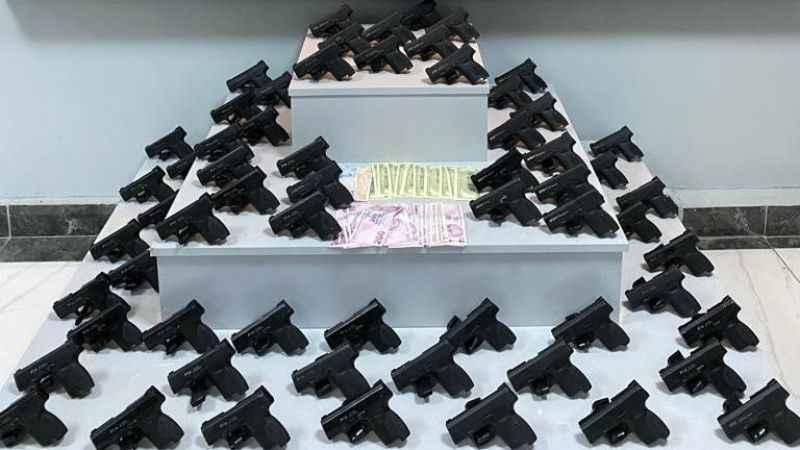  63 ruhsatsız tabanca ele geçirildi