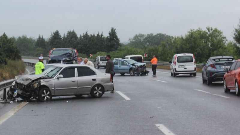 Düzce TEM Otoyolu savaş alanına döndü