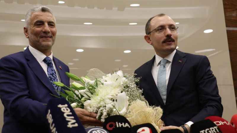 Ticaret Bakanlığında devir teslim