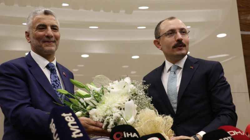 Ticaret Bakanlığında devir teslim