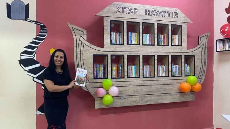 Okullara 7 yılda 14 kütüphane kazandırdı