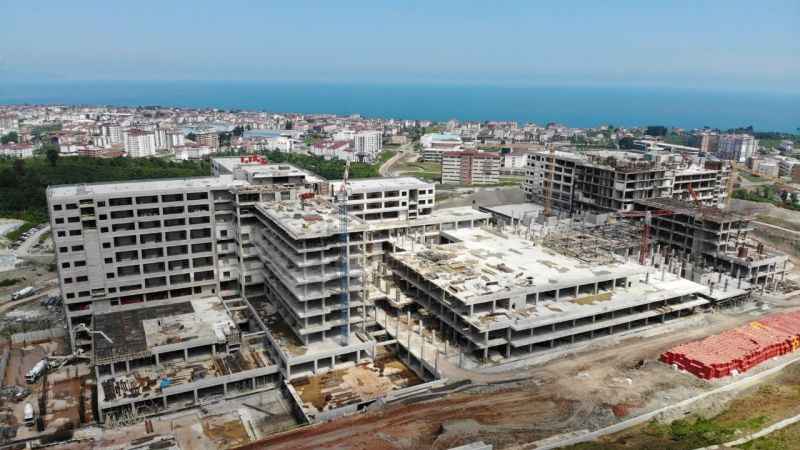 Ordu Şehir Hastanesi yüzde 95 tamamlandı