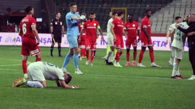 Giresunspor’da gözyaşları