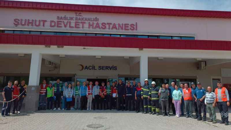 Afet ve acil durum tatbikatı gerçeğini aratmadı