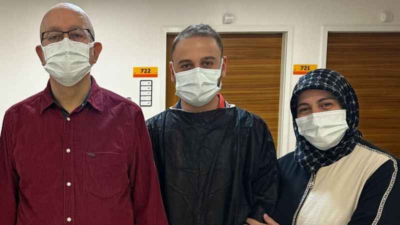 Baba-oğul lösemiyi birlikte yendiler