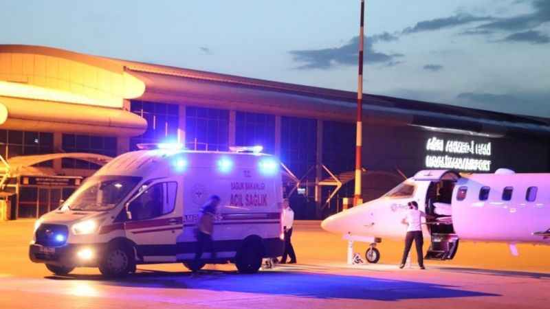 Ağrı’da başından vurulan genç ambulans uçakla Ankara'ya gönderildi