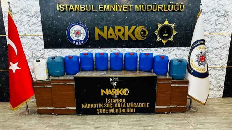 İstanbul'da 530 kilo metamfetamin ele geçirildi