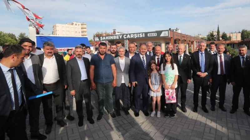 Bakan Özhaseki, Şahinbey çarşısını beğendi