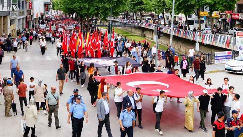 Atatürk ve İstiklal Yolu Yürüyüşü 4 gün sürdü