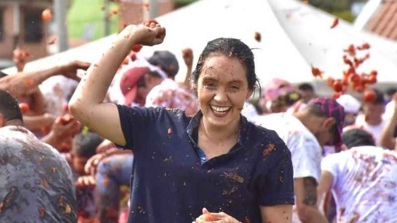 Domates festivalinde 40 ton domates kullanıldı