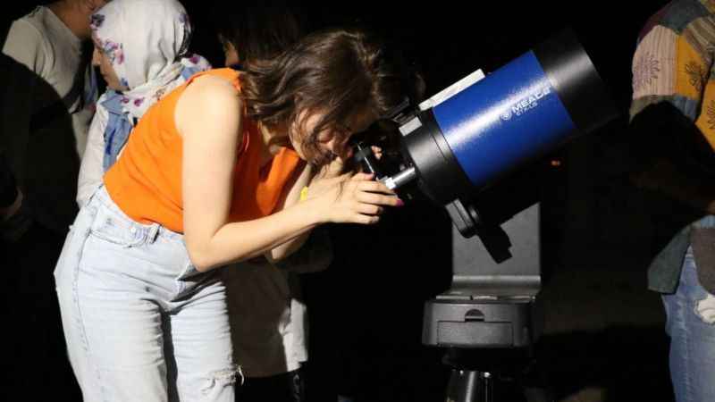 Zerzevan Kalesi'nde gözlem etkinliği