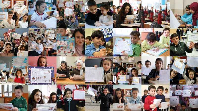  Cumhurbaşkanı Erdoğan karne alan öğrencileri tebrik etti