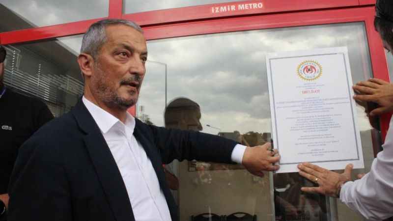 İzmir'de metro ve tramvayda grev ilanı asıldı