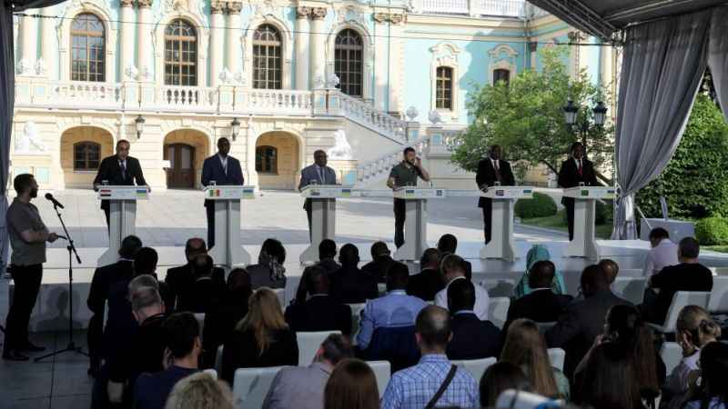 Zelenskiy Afrikalı liderlerle görüştü