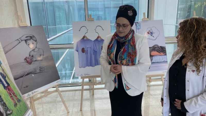 Uluslararası Organ Bağışı Karikatür sergisi 