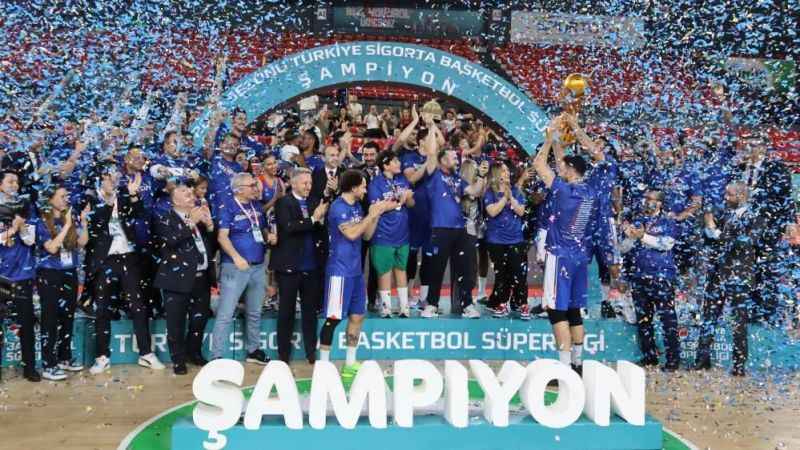Basketbol Süper Ligi'nde şampiyon Anadolu Efes