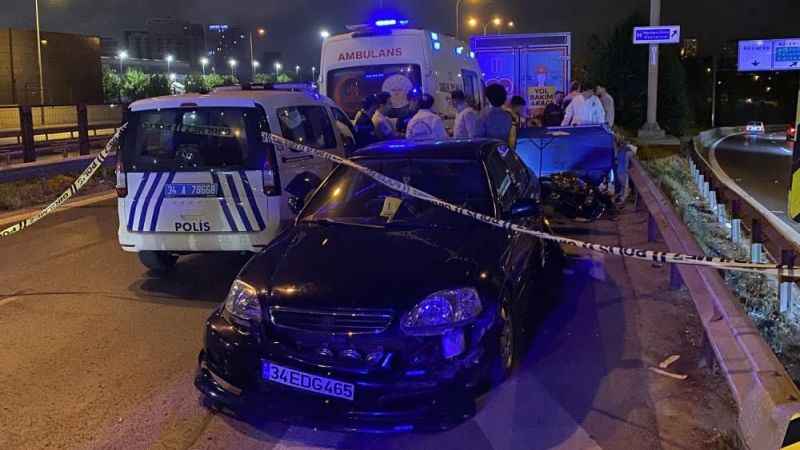 İstanbul Esenler'deki kazada motosiklet sürücü hayatını kaybetti