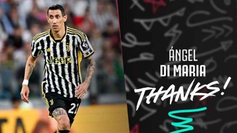 Juventus'tan Angel Di Maria'ya teşekkür