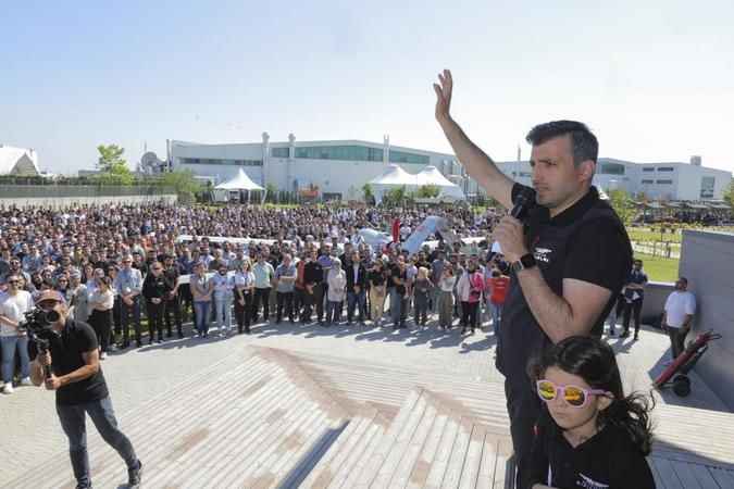 500'üncü Bayraktar TB2 SİHA üretim hattından çıktı