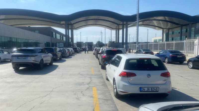 İpsala Sınır Kapısı’nda 10 kilometrelik araç kuyruğu