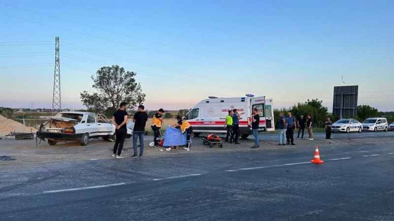 Tekirdağ'daki kazada 1 kişi hayatını kaybetti