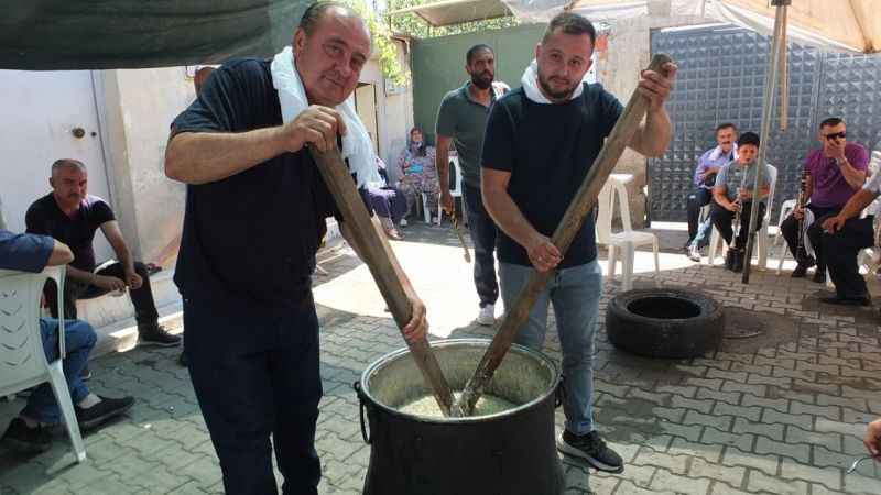 Davullu klarnetli keşkek dövme geleneği