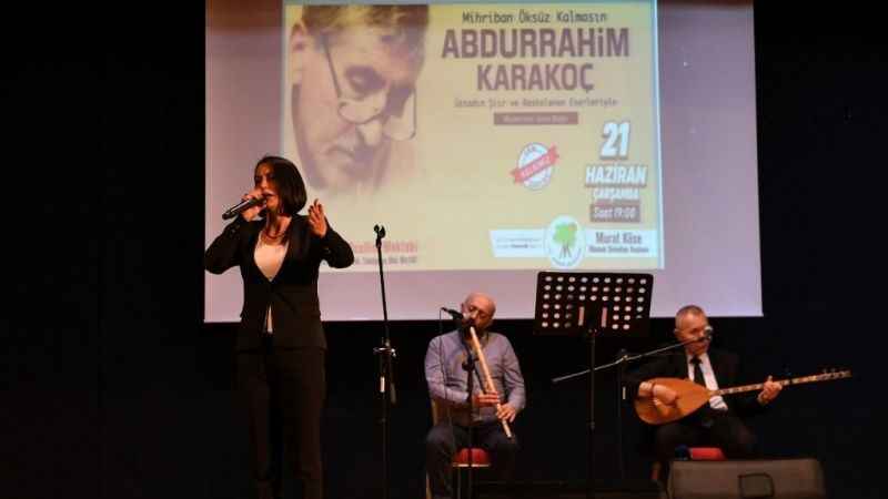 Usta Kalem Abdurrahim Karakoç anıldı