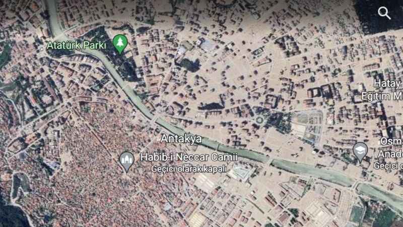 Hatay’da yıkımın boyutunu uydu görüntüleri gözler önüne serdi