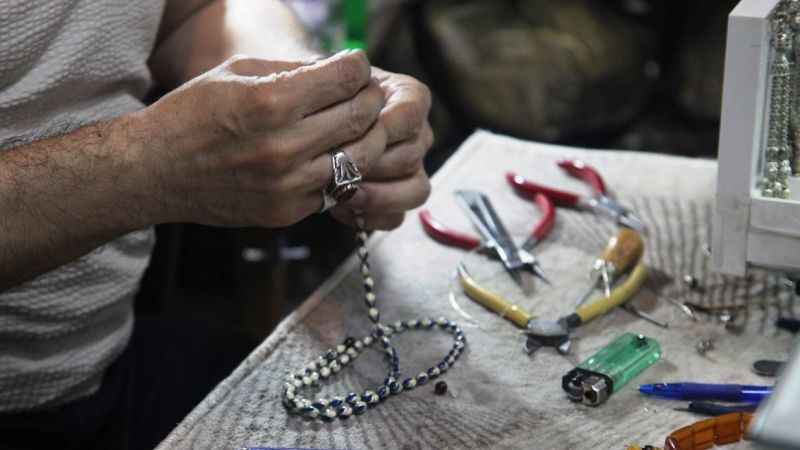 Tespihçiler Kahvesinde sohbet ve ticaret bir arada